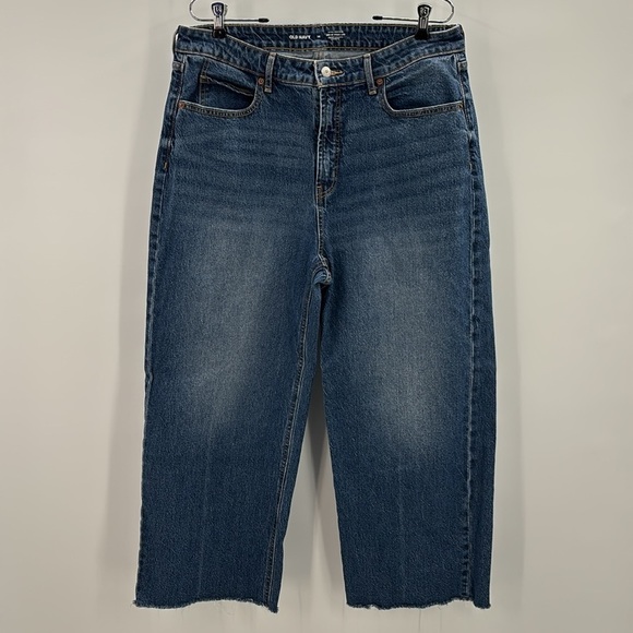 Old Navy extra high rise sky-hi wide-leg secret-smooth pockets size 14‎ - Picture 1 of 7